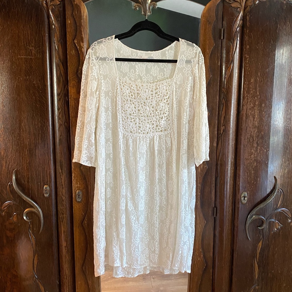 Odd Molly size 3 (large) white dress